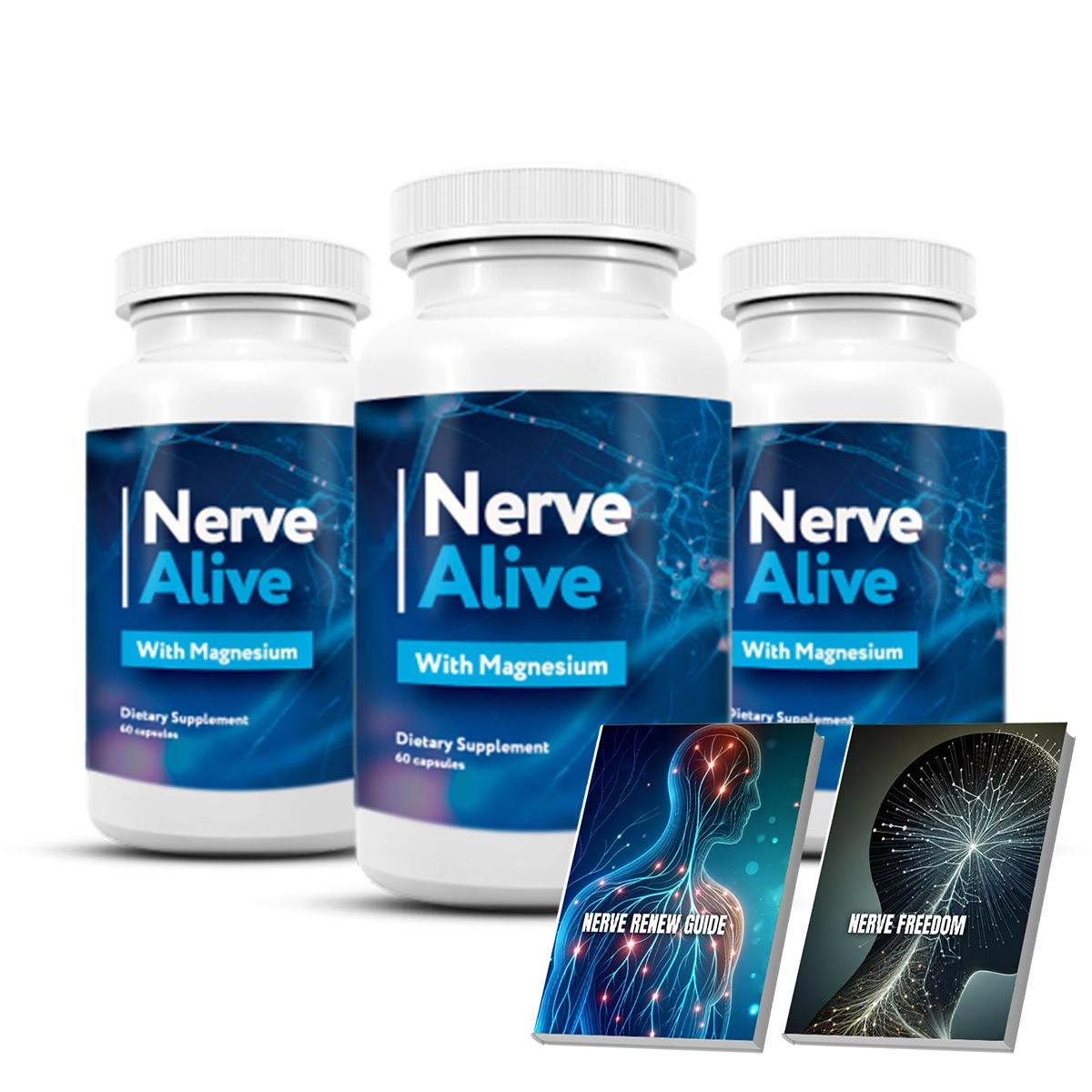 Nerve Alive 3 Bottles - Most Popular Package